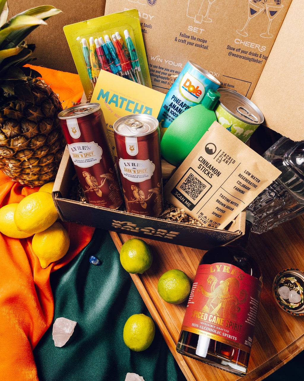 Tiki Torched Zero-Proof Cocktail Kit