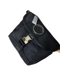 Re-Nylon + Calf Leather Sling Bag