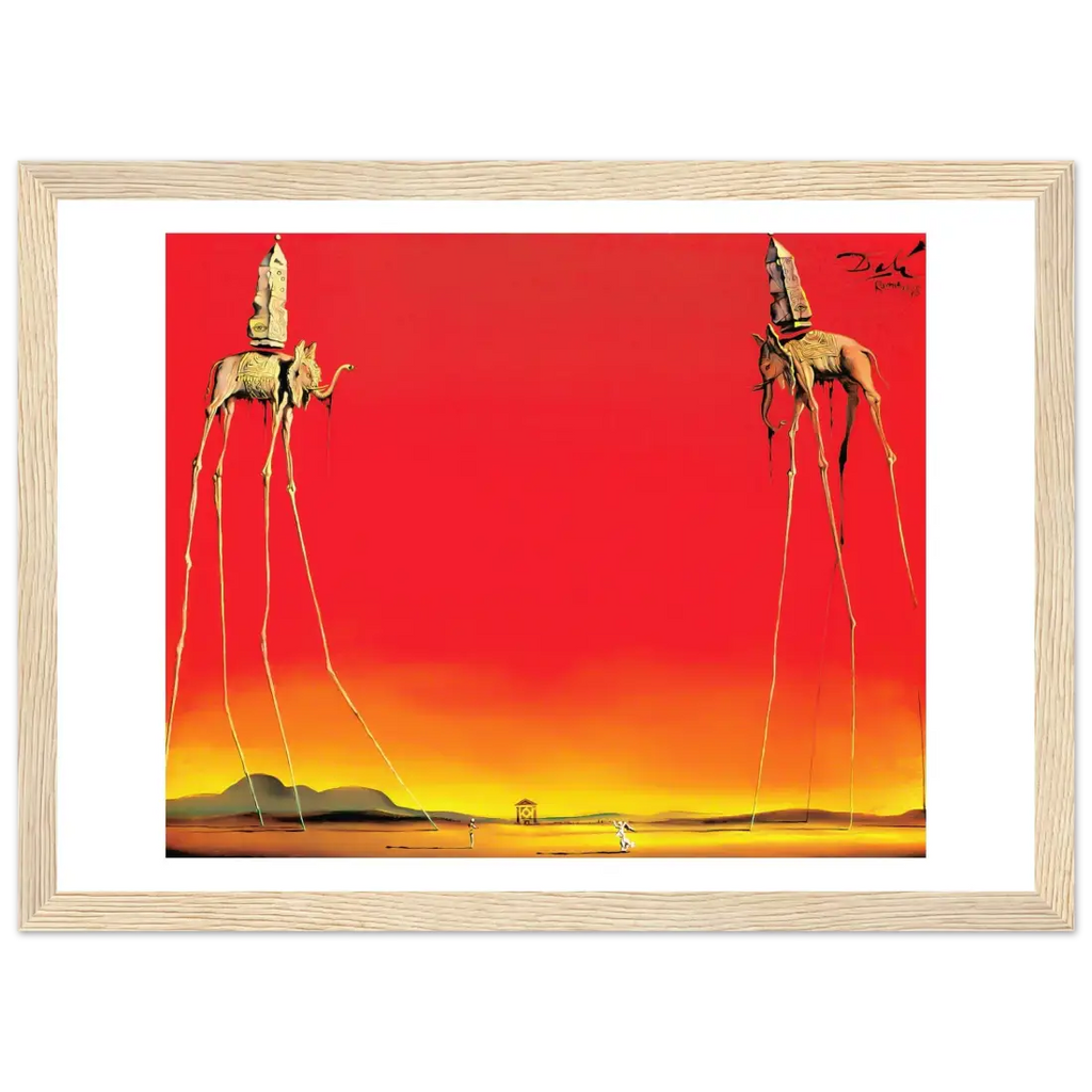 Salvador Dali, The Elephants Artwork Poster-7
