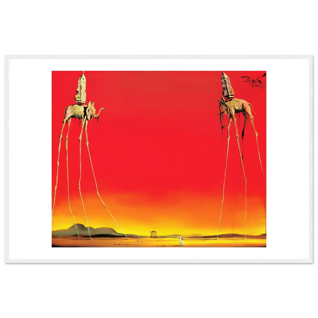 Salvador Dali, The Elephants Artwork Poster-3