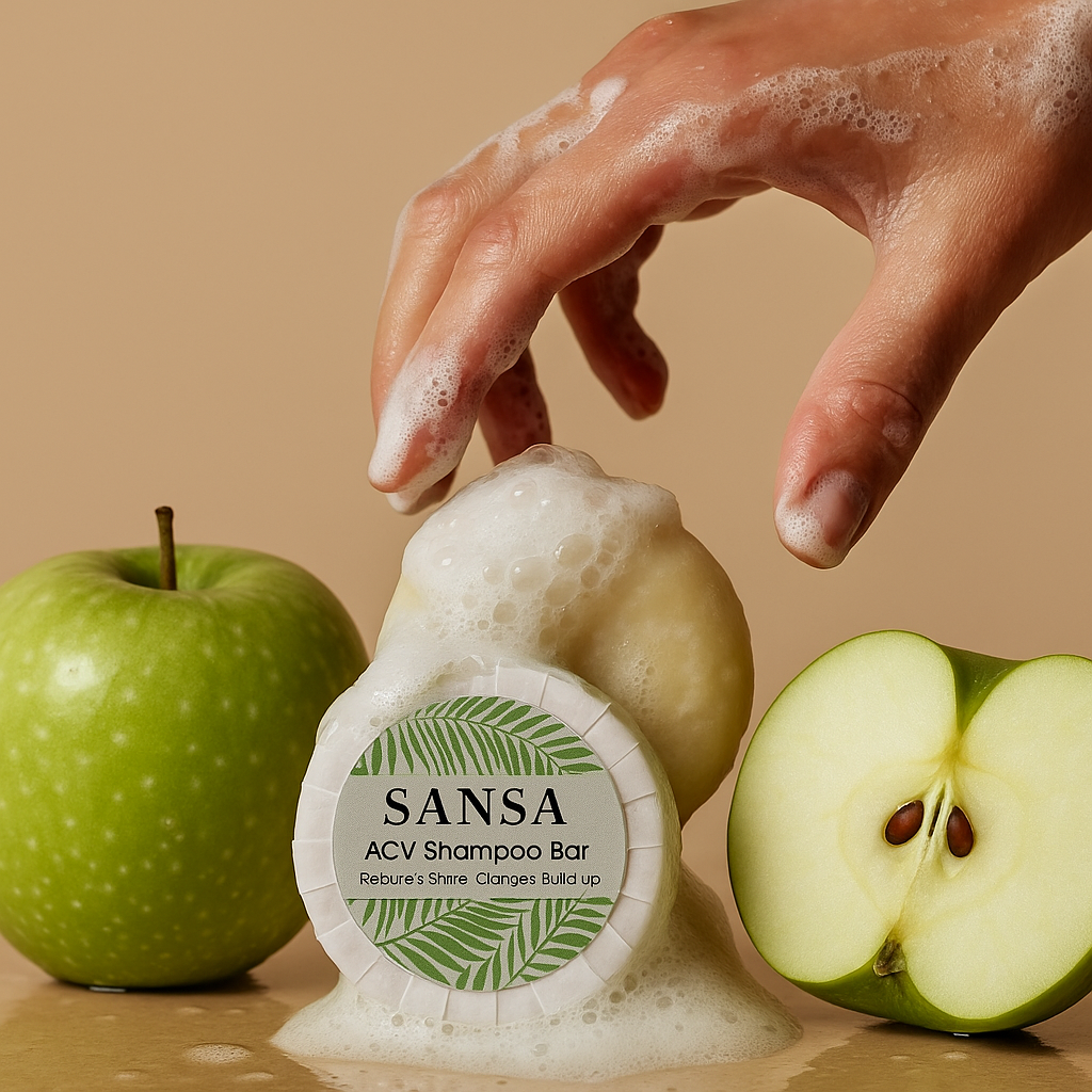 Apple Cider Vinegar Clarifying Sansa Shampoo Bar-2