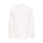 Saint Perry Slim Fit 100% Linen Shirt – White