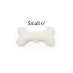 Boba & Vespa Plush Hemp Dog Bone Toy for Gentle Chewers – Soft & Squeaker Free