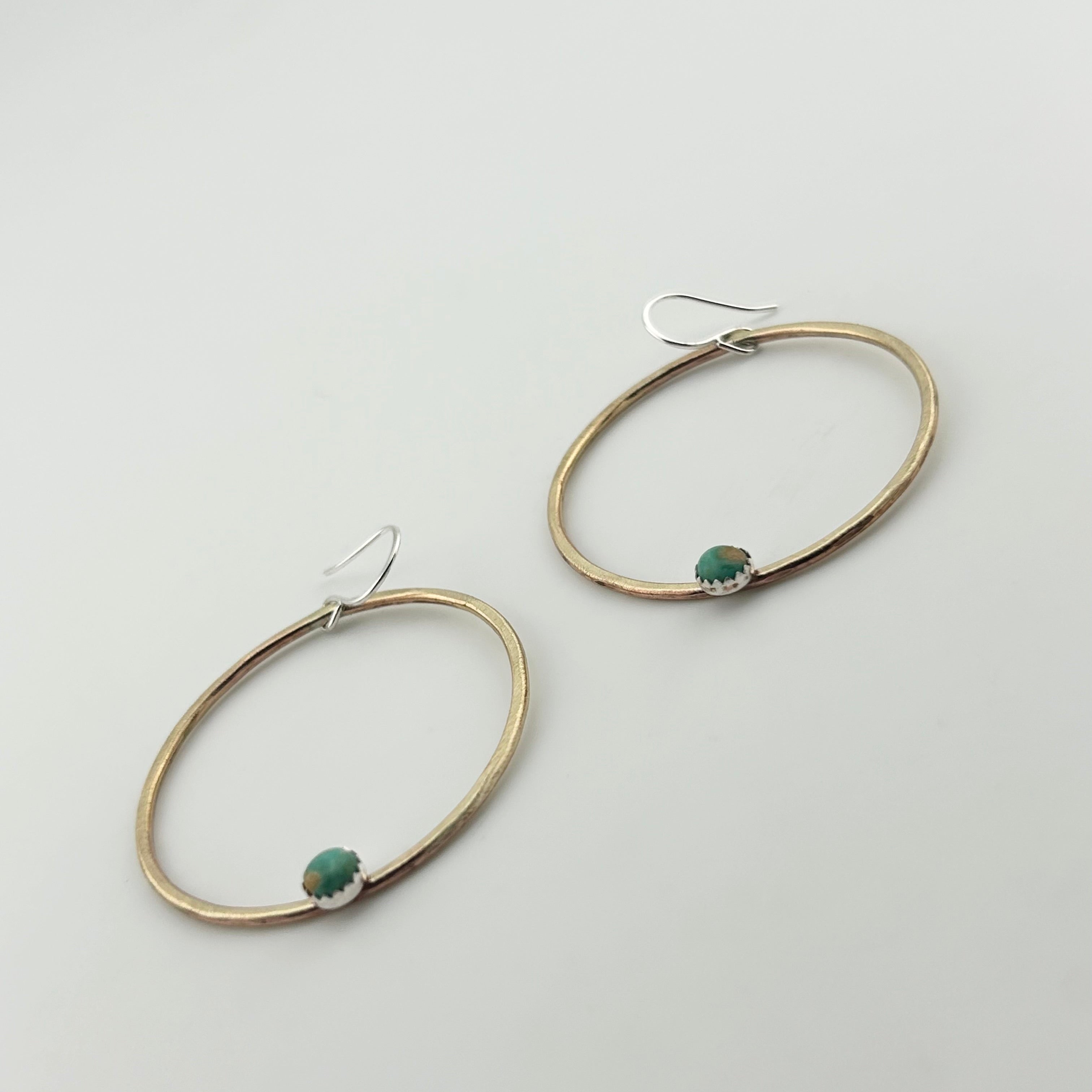 Solstice Hoops – Turquoise-2
