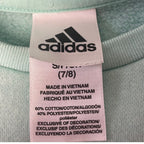 Adidas Child Small Long Sleeve Striped PolyCotton Pullover Crew Neck Sweatshirt