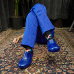 Calzuro Classic With Holes – Metallic Blue