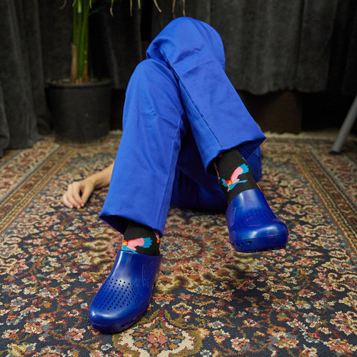 Calzuro Classic With Holes – Metallic Blue