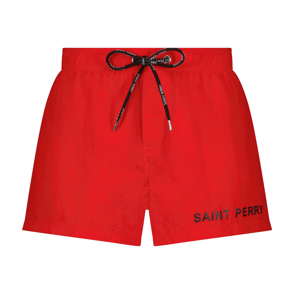 Saint Perry Swim Shorts – Red