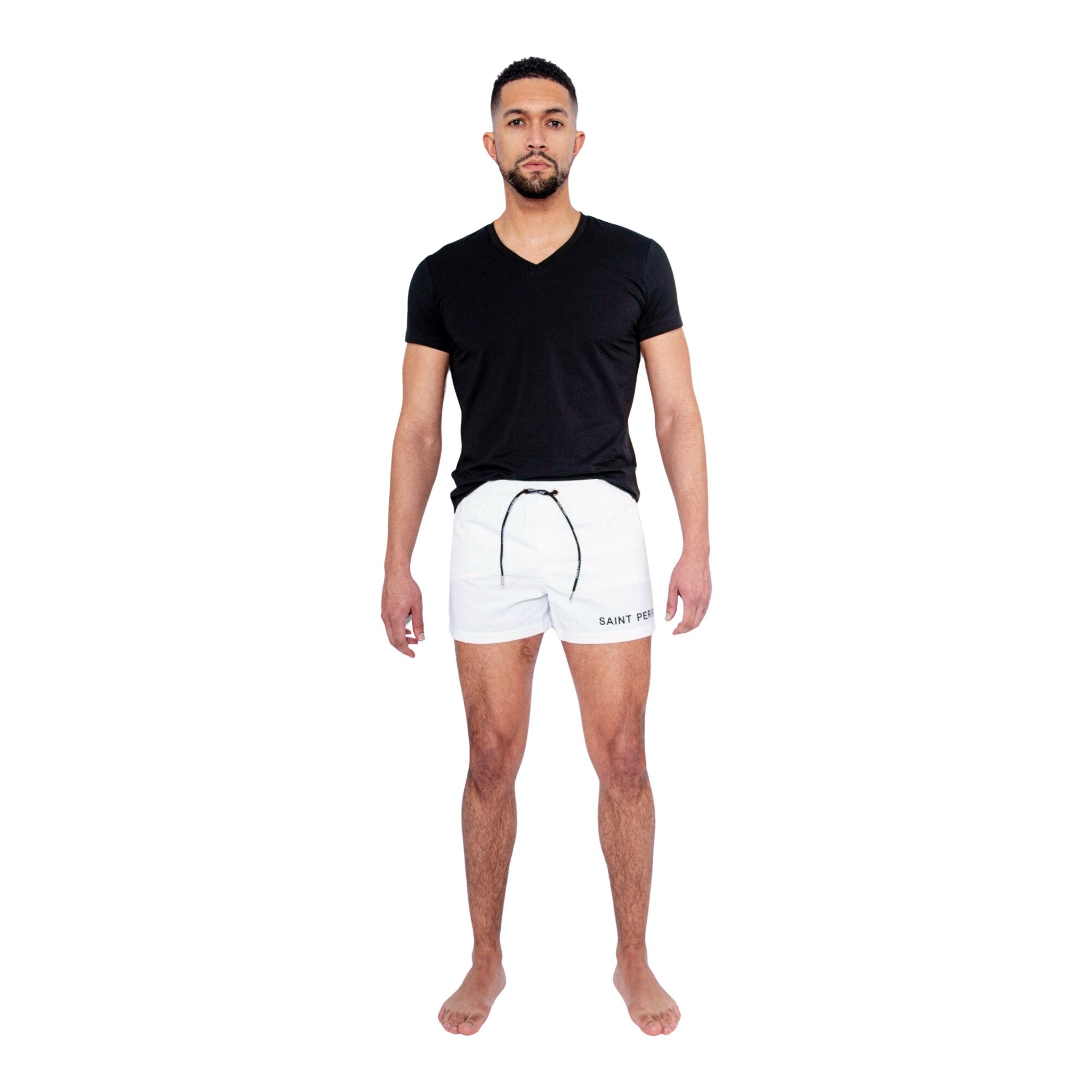 Saint Perry Swim Shorts - White
