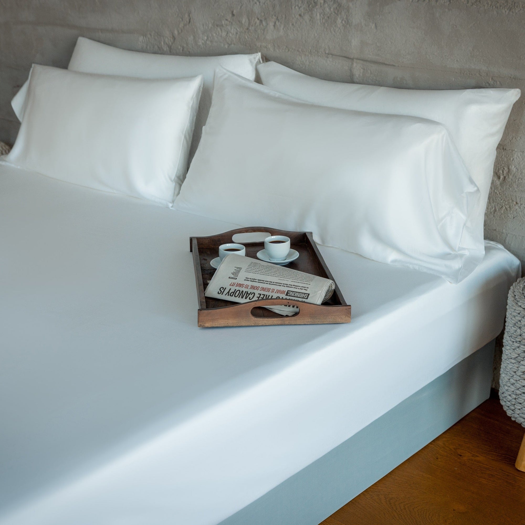 Eucalyptus Silk Hypoallergenic Sheets Set – 4 Pieces