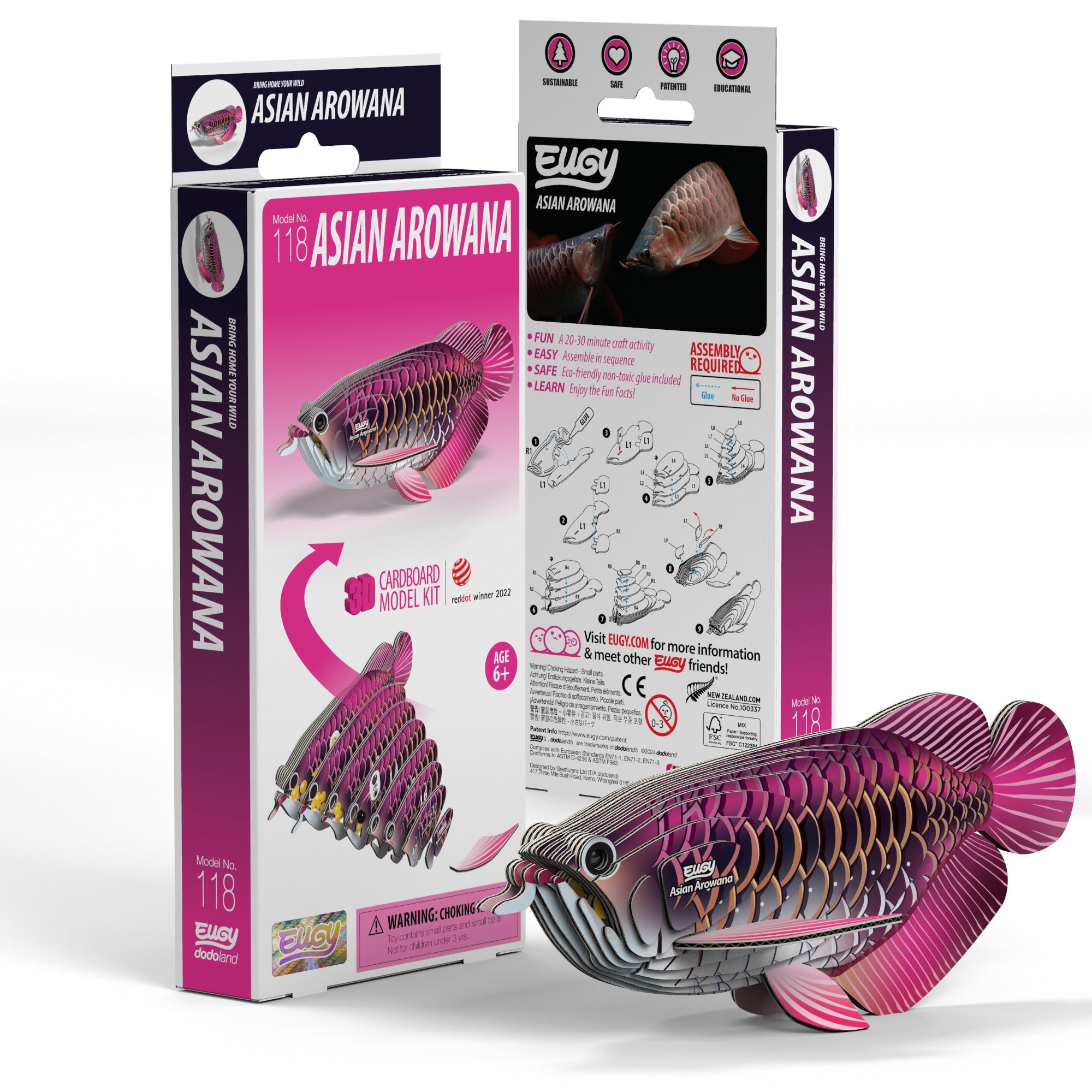 EUGY Asian Arowana 3D Puzzle-0