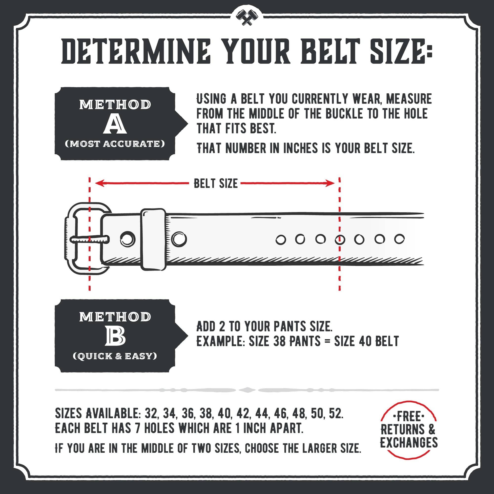 The Bootlegger Handcrafted Leather Belt