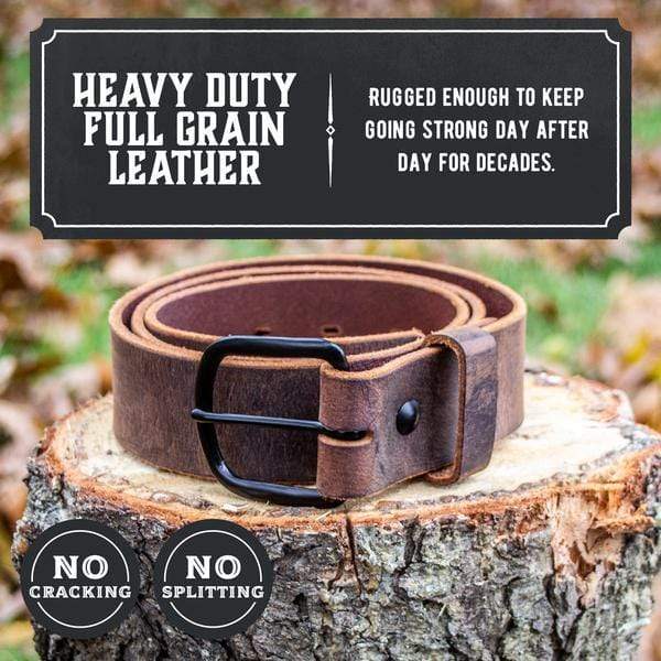 The Bootlegger Handcrafted Leather Belt