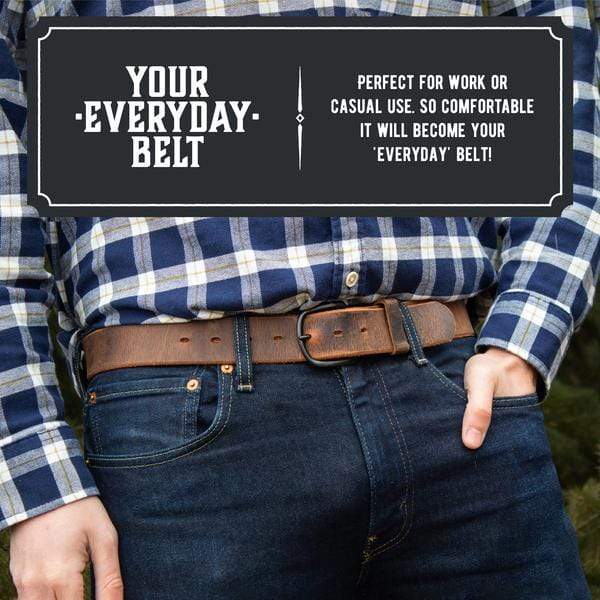 The Bootlegger Handcrafted Leather Belt