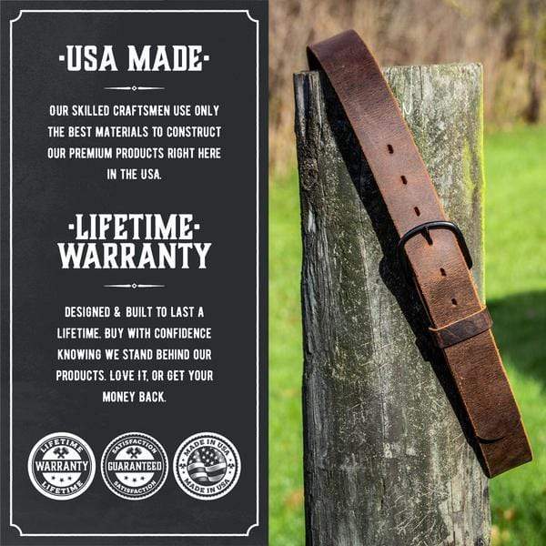 The Bootlegger Handcrafted Leather Belt