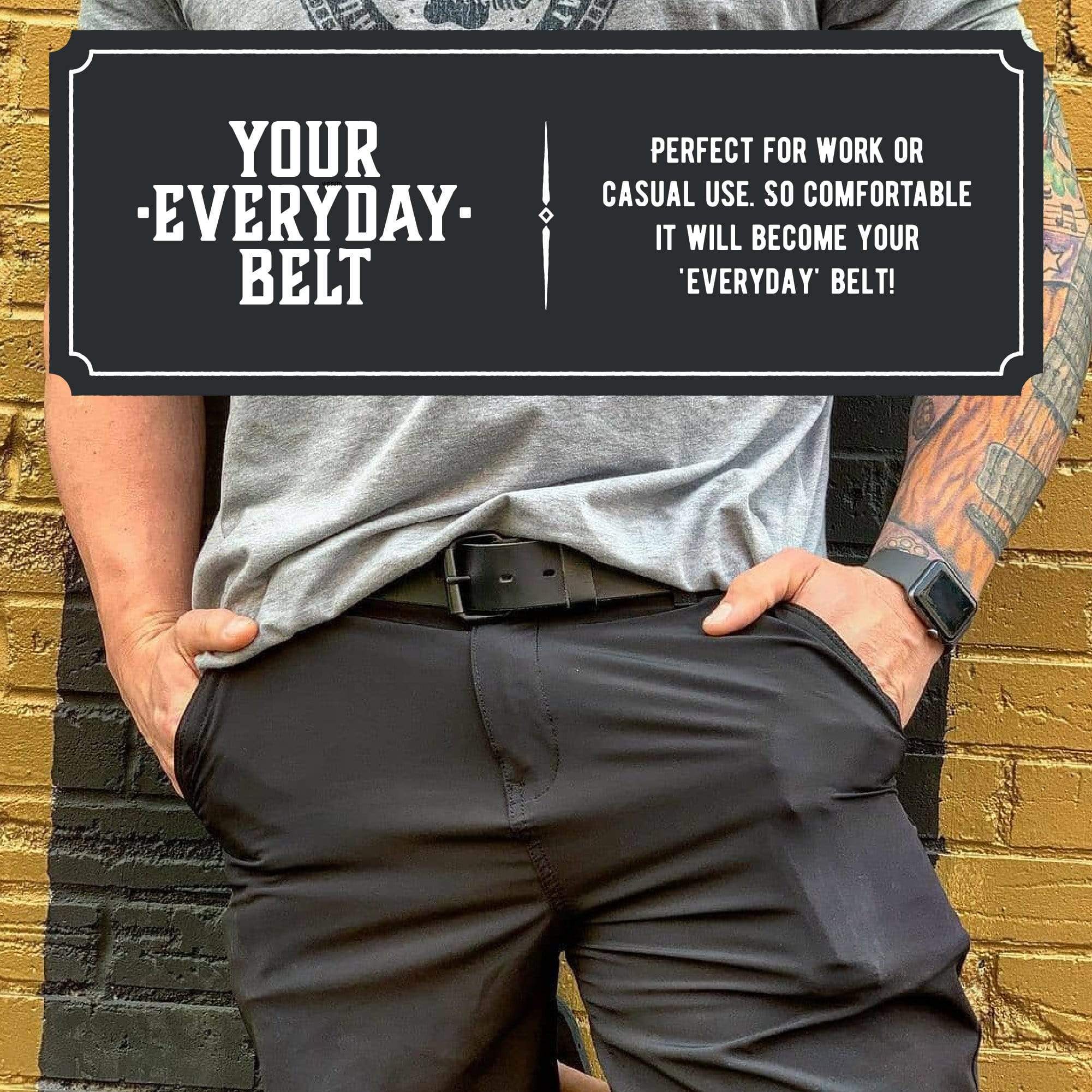 The Journeyman Classic Leather Everyday Belt