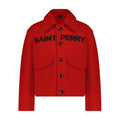 The Red Love Boxy Jacket 100% Wool Cashmere Boxy Jacket