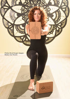 100% Solid Cork Yoga Block