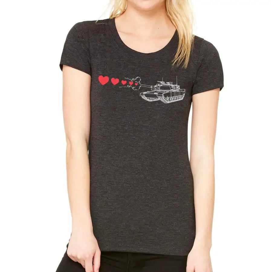Banksy Love Tank Womens T-Shirt