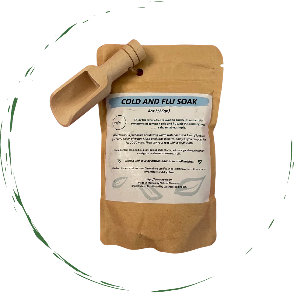 BeNat All-Natural Bath and Foot Soak – 4 Oz