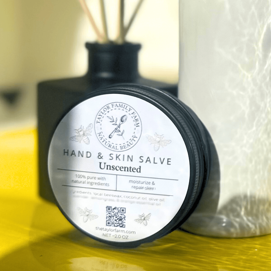 Unscented Beeswax Lotion Hand Salve – 2 Oz.