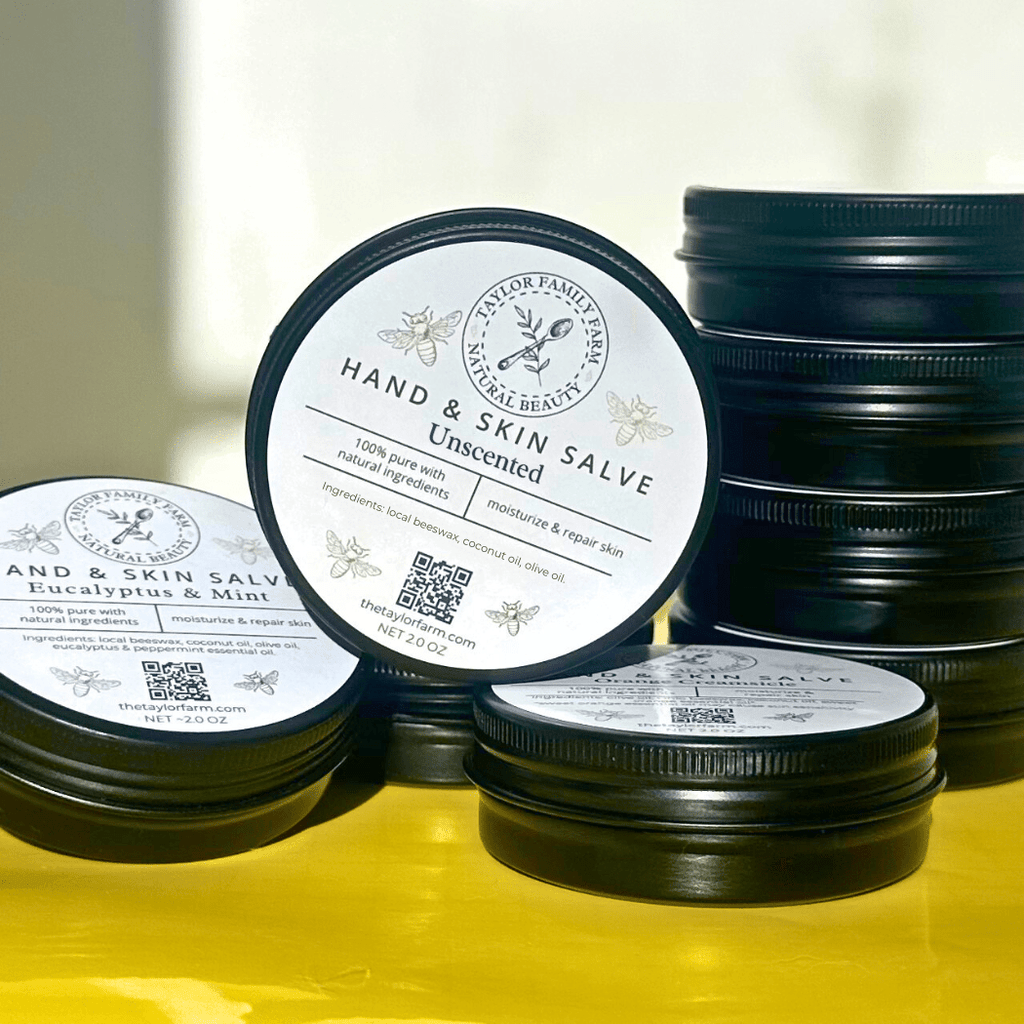 Unscented Beeswax Lotion Hand Salve – 2 Oz.