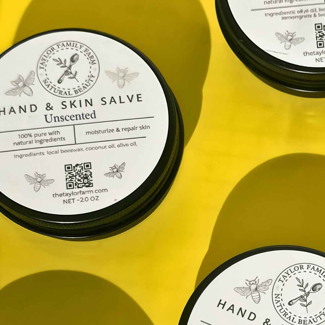Unscented Beeswax Lotion Hand Salve – 2 Oz.