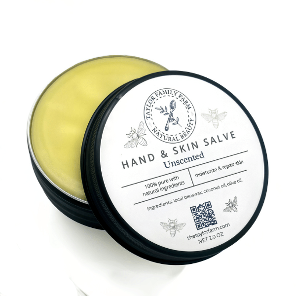 Unscented Beeswax Lotion Hand Salve – 2 Oz.