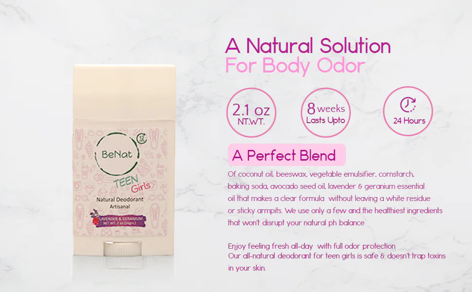 Kids & Teens All-Natural Deodorant