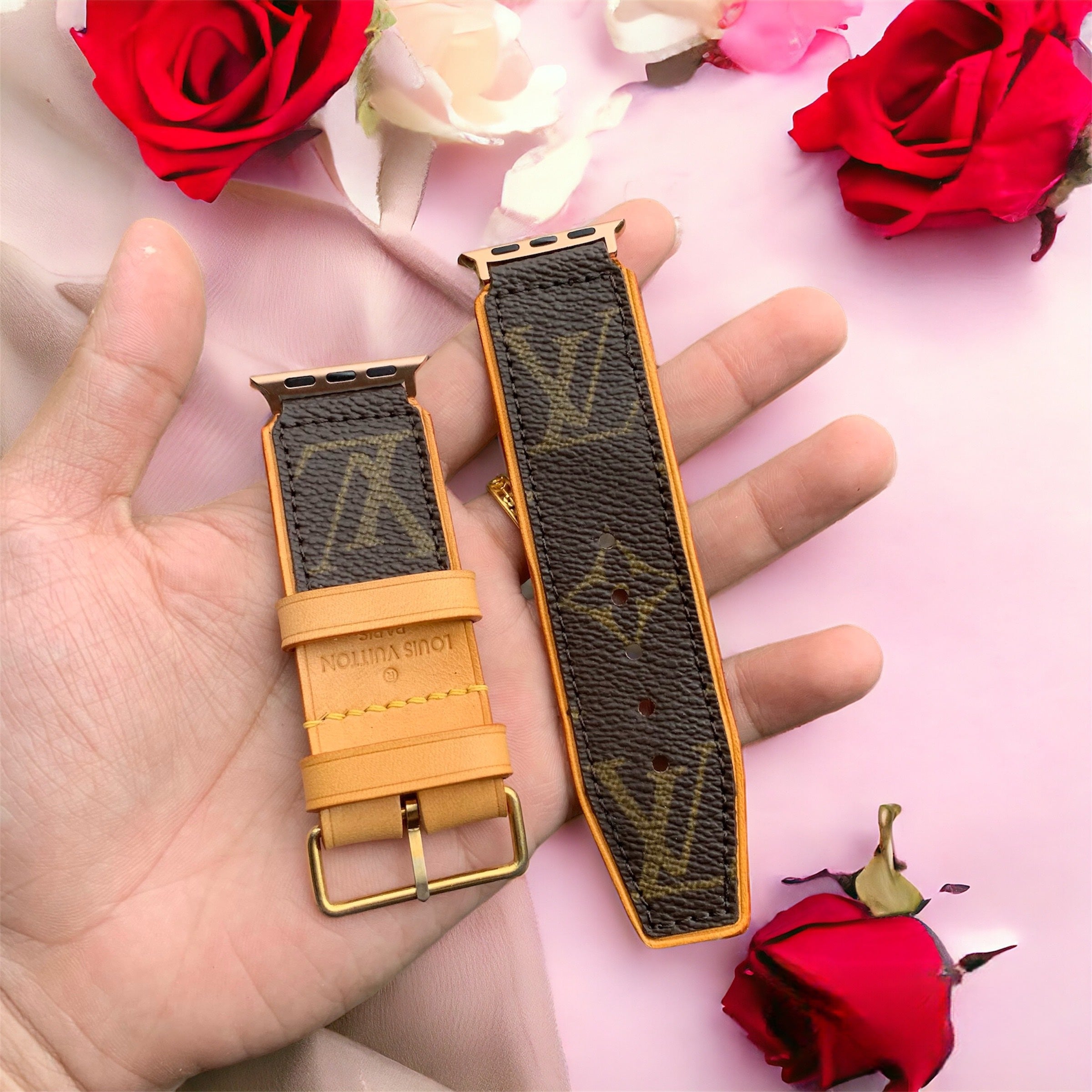 Recycled Louis Vuitton Apple Watch Band
